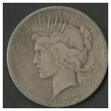 1922-D Peace Silver Dollar