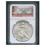 2014 (S) ASE Silver Eagle NGC MS 69