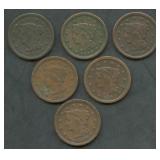6- 1846 Braided Hair Large Cents