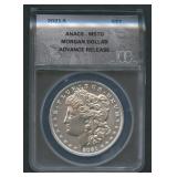 2021-S Morgan Silver Dollar ANACS MS 70