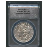 2021-D Morgan Silver Dollar ANACS MS 70