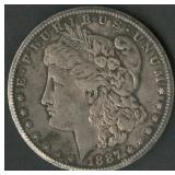1887-S Morgan Silver Dollar