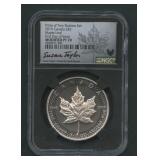 2019 Canada $5 Silver Maple Leaf NGC MOD PF70