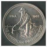 1982 Engelhard .999 Silver Round 1 ozt