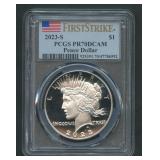 2023-S Peace Silver Dollar PCGS PR 70 DCAM