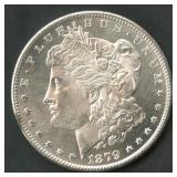 1879-S Morgan Silver Dollar P-L (?)