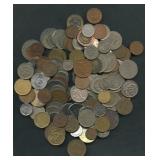 20 ozt Bag of Mixed Foreign Non-Silver Coins