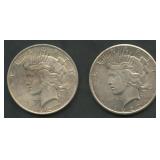 1927 and 1927-D Peace Silver Dollars