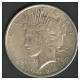 1924 Peace Silver Dollar VAM-5A