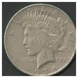1934-D Peace Silver Dollars VAM-3