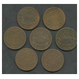 7- Mixed Two-Cent Pieces
