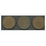 3- Mixed Two-Cent Pieces