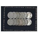 14- 1913 Type 1 Buffalo Nickels