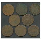 8- Mixed Two-Cent Pieces