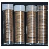 4- Rolls Of Lincoln Head Cents AU/BU