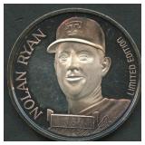 Nolan Ryan MLB Strikeout Leader .999 Silver 1 ozt