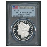 2023-S Morgan Silver Dollar PCGS PR70 DCAM