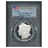 2023-S Morgan Silver Dollar PCGS PR70 DCAM