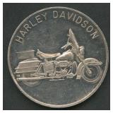 1ozt Silver Harley Davidson Round