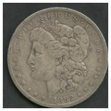 1882-O/S Morgan Silver Dollar