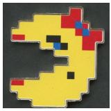2022 1ozt Colorized Mrs Pacman Diecut Coin