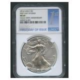 2016 ASE Silver Eagle NGC MS 69