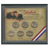 Legend of the Buffalo Nickel Display