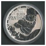 2018 Black Panther 1ozt Silver Round Proof