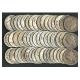Roll of Mixed Mercury Head Dimes