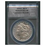 2021 Morgan Silver Dollar ANACS MS 70