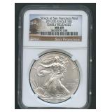 2012 (S) ASE Silver Eagle NGC MS 69