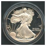 1987-S ASE Silver Eagle Proof in OGP