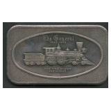 The General 1862-1872 .999 Silver Bar 1 ozt