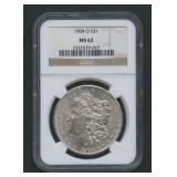 1904-O Morgan Silver Dollar NGC MS 62