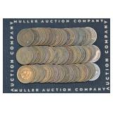 Roll of Mixed 1800's Indian Head Cents