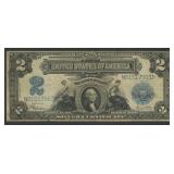 1899 $2 Silver Certificate Blue Seal FR-258