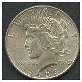 1935 Peace Silver Dollar