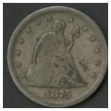 1875-S Twenty-Cent Piece