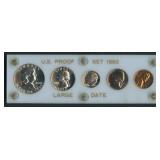 1960 Large Date 5-Coin Proof Set