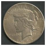 1928 Peace Silver Dollar