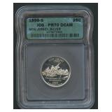 1999-S New Jersey Silver Quarter ICG PR70 DCAM