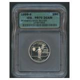 1999-S Penna Silver Quarter ICG PR70 DCAM