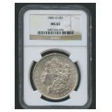 1885-O Morgan Silver Dollar NGC MS 62