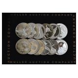 12- Mixed Silver Washington Quarters 'S' Proofs