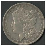1882-O/S Morgan Silver Dollar