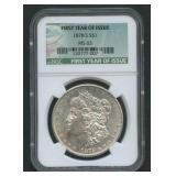 1878-S Morgan Silver Dollar NGC MS 63