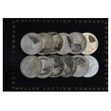 12- Mixed Silver Washington Quarters 'S' Proofs