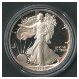 1989-S ASE Silver Eagle Proof in OGP