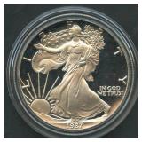 1987-S ASE Silver Eagle Proof in OGP