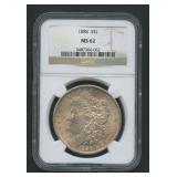 1888 Morgan Silver Dollar NGC MS 62
